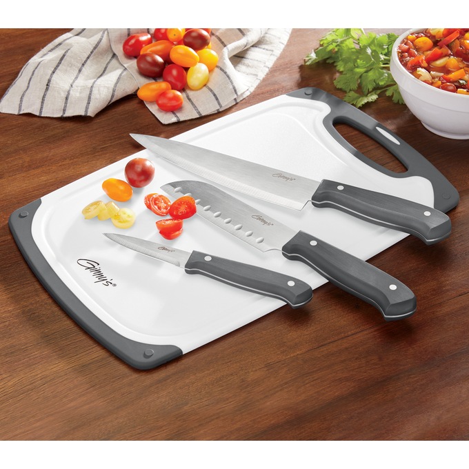Knife Set with Matching Cutting Board by Ginny's Ginny's