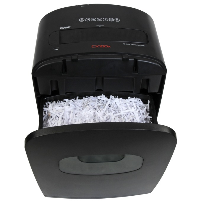 Royal 10-Sheet Crosscut Shredder, , large