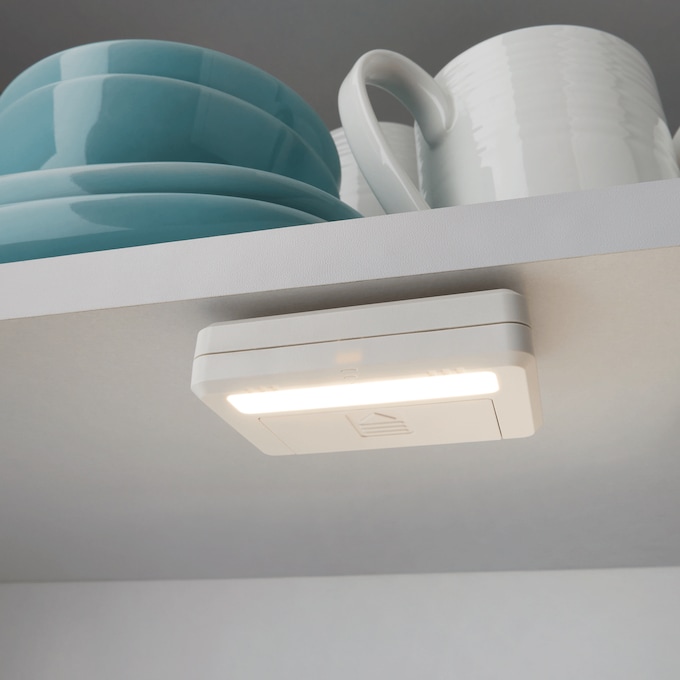 4-Pack Magnetic Sensor Wireless Light, White, large