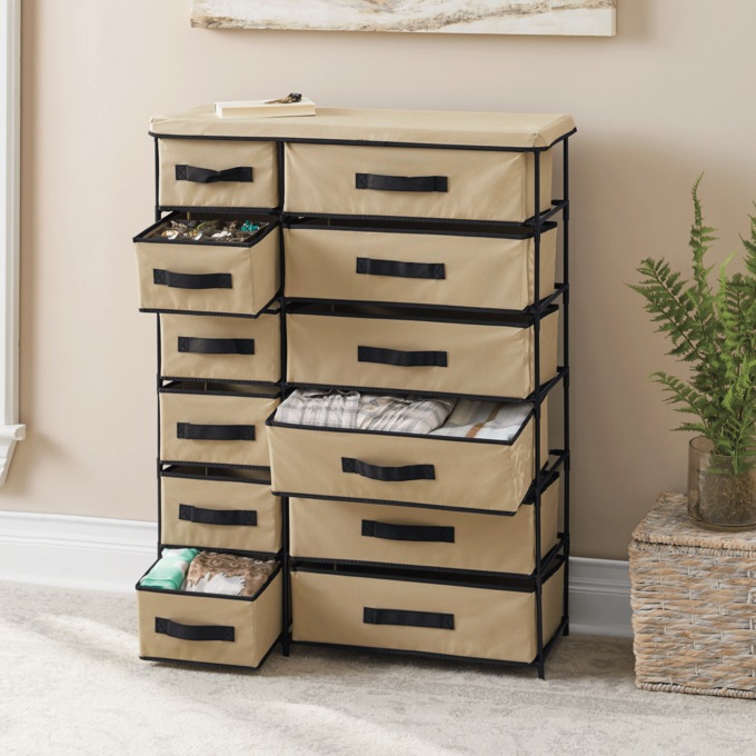 12-Drawer Wide Organizer, , large
