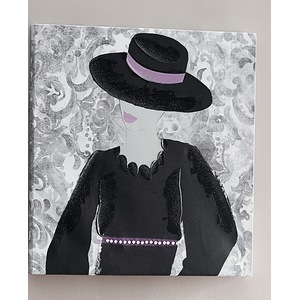 Coquette Lady Canvas, , large