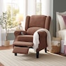 Massage Wingback Recliner with Heat, , large