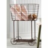 Vintage Rolling Laundry Cart, , large