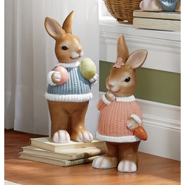 Choose Boy or Girl Bunny Family, , large