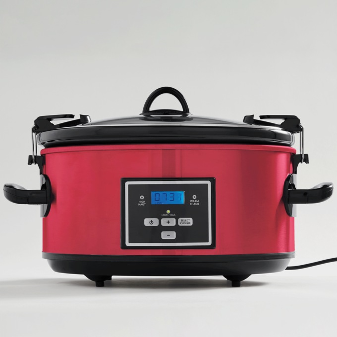 6-Quart Digital Display Slow Cooker, , large
