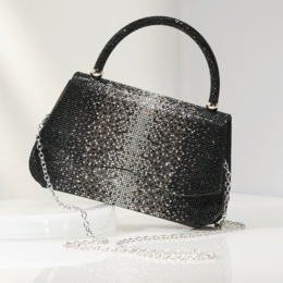 Rhinestone Ombr&eacute; Clutch, , large