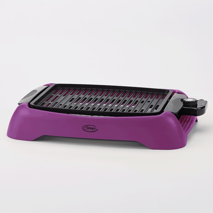 Ginny's Smokeless Electric Indoor Grill with Nonstick Finish, Purple Punch, large