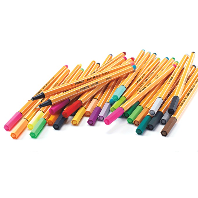 Stabilo Point 88 Wallet 25-Color Pen Set, , large