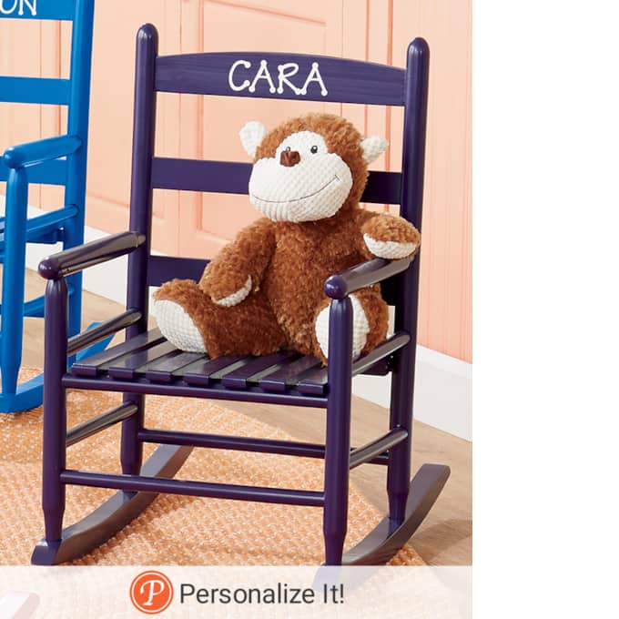 Personalized kids rocking discount chair