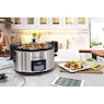 Elite Gourmet 8.5-qt. Programmable Stainless Steel Slow Cooker with Locking Lid, , large