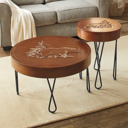 Carved Bear Tables, , large