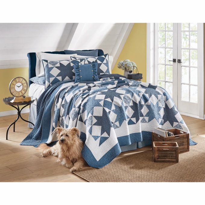 Denim Look Accent Pillow, , large