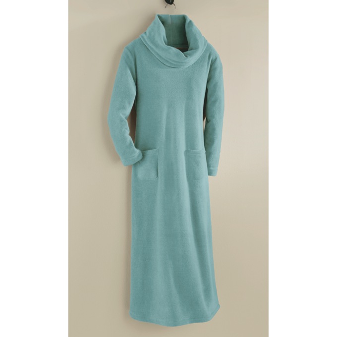 Women's Fleece Lounger Robe, , large