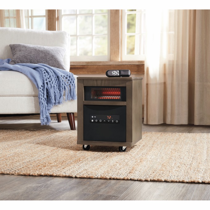 LifeSmart Cabinet Heater, Walnut, large