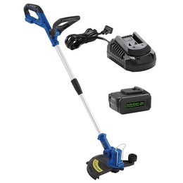 Bundle and Save Pack: Powr-Kraft 20V String Trimmier with 4.0Ah Lithium-Ion Battery &amp; Charger by Montgomery Ward, , large