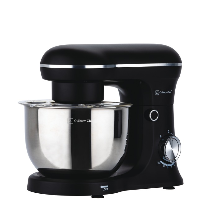 Culinary Chef 8-Speed Stand Mixer, Black, large