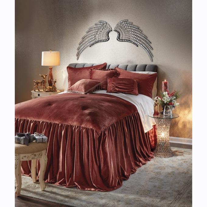 Sterling Velvet 6-Piece Bedspread Set, , large