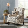 Toile Wingback Recliner, , large