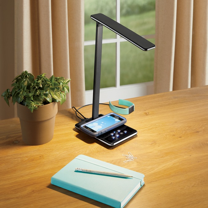 Lamp and Qi Phone Charger, , large