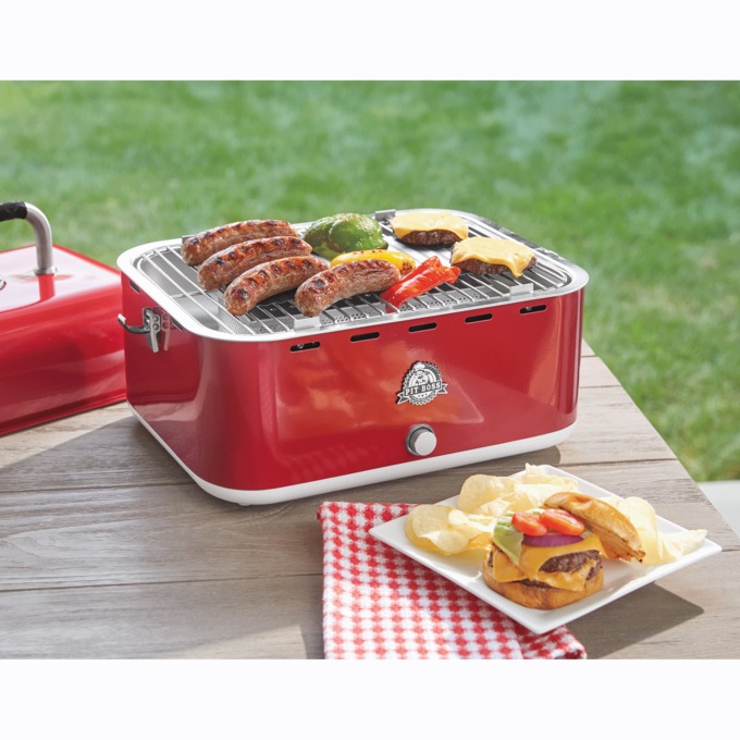 Pit Boss Pit Stop Portable Charcoal Grill, , large