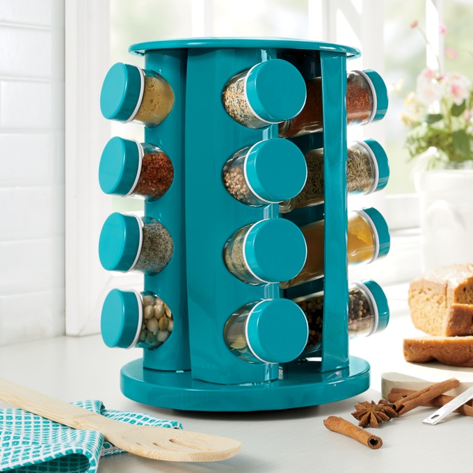 16-Jar Spinning Spice Rack, , large