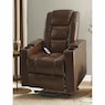 Heat and Massage Lift Recliner with Cupholders, , large