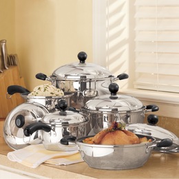 10-Piece 'Portobello' Nonstick Cookware Set, , large