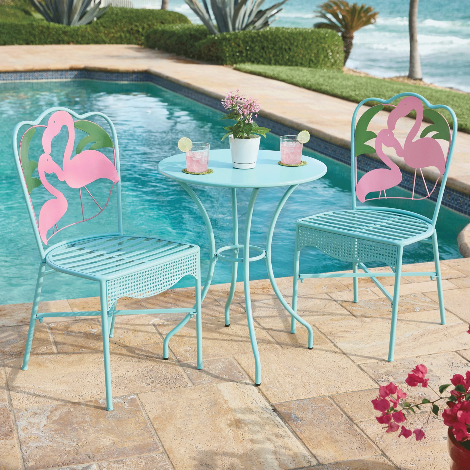Flamingo Bistro Set Ginny's