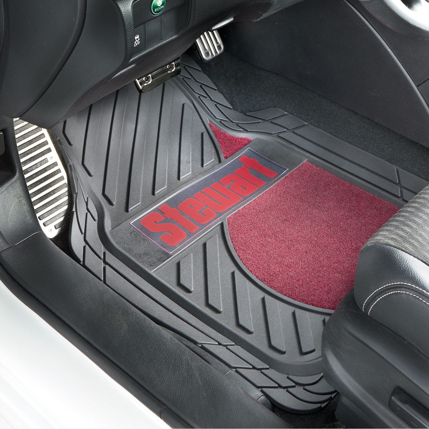 Set of 2 Personalized Rubber Car Mats | Ginny's
