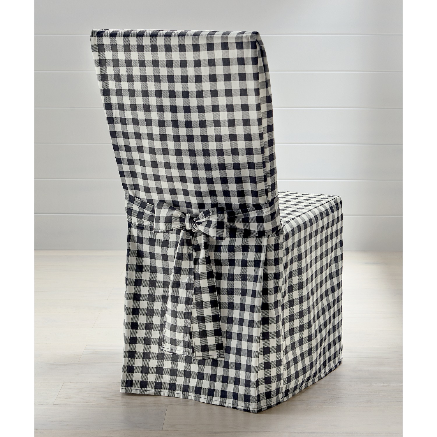 Gingham dining chair covers deals
