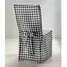 Gingham Check Dining Chair Cover, , large