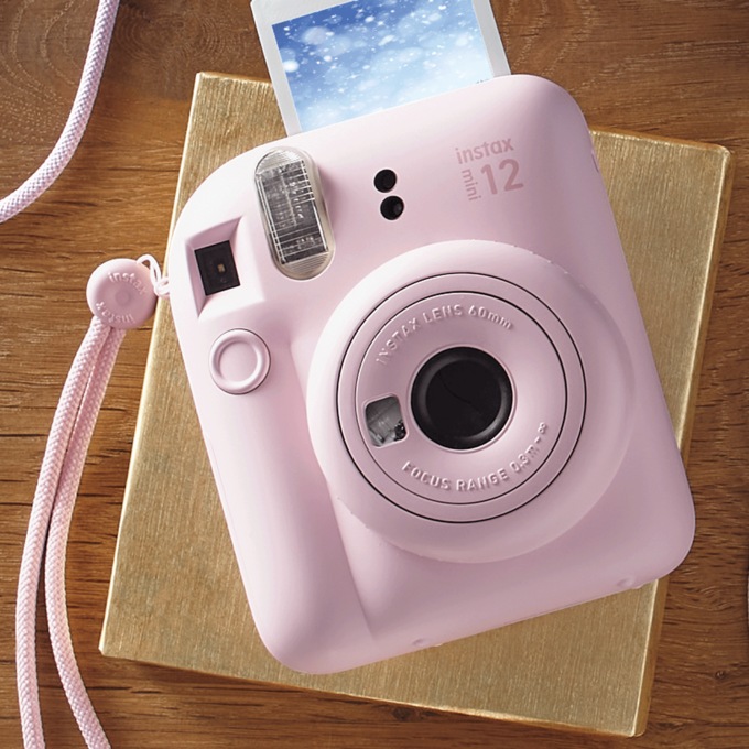Fujifilm Instax Mini 12 Instant Camera with Built-In Selfie Mirror, , large
