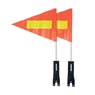 2-Pack Bike Safety Flag, Orange, large
