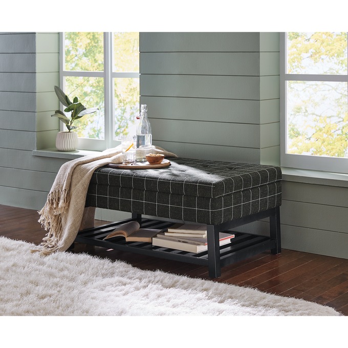 Hudson Storage Bench, , large
