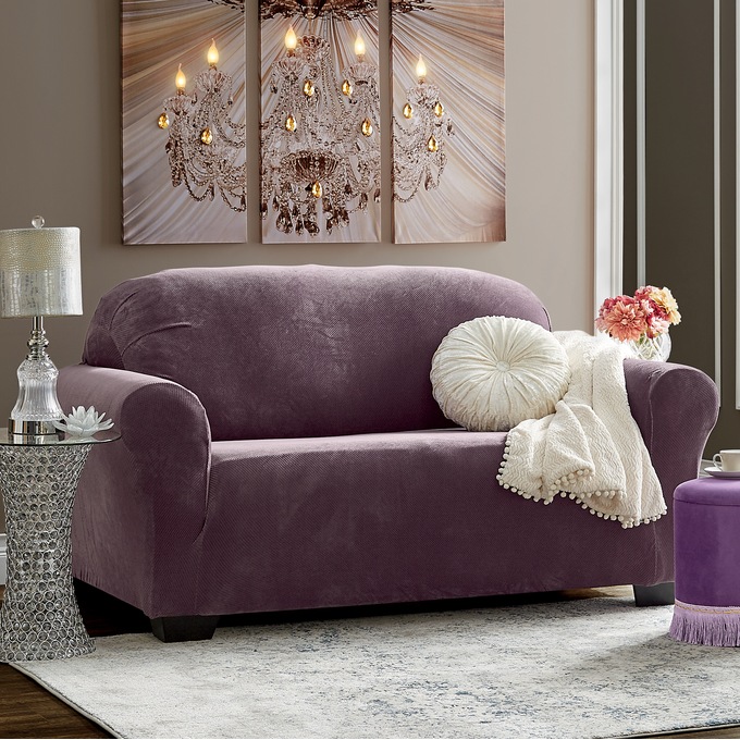 Stretch Pique Slipcover, , large