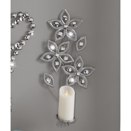Gem Flowers Wall Sconce, , large