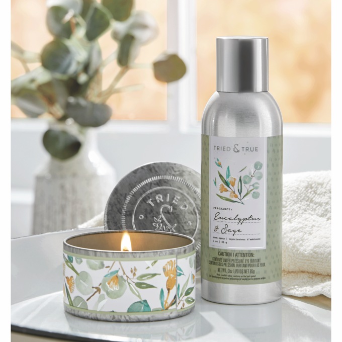 2-Piece Candle and Spray Gift Set, , large