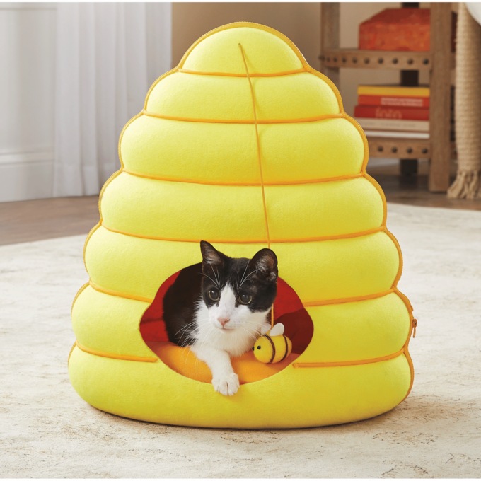 Beehive cat bed online
