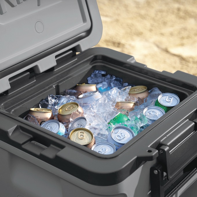 Ninja FrostVault 30-Quart Wheeled Cooler with Dry Zone, Gray, large