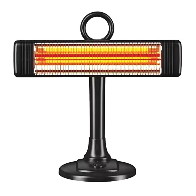 Optimus Indoor/Outdoor Infrared Tower Heater, Black, large