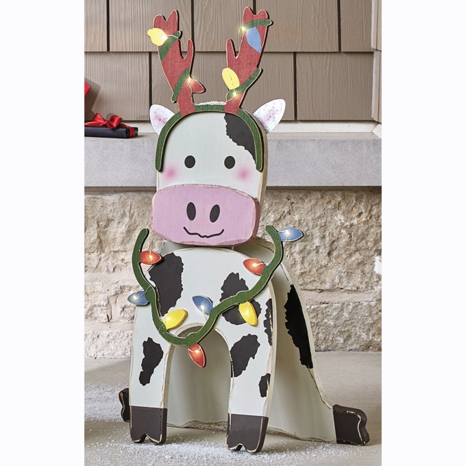 Chunky Wood Christmas Farm Animal, , large