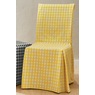 Gingham Check Dining Chair Cover, , large