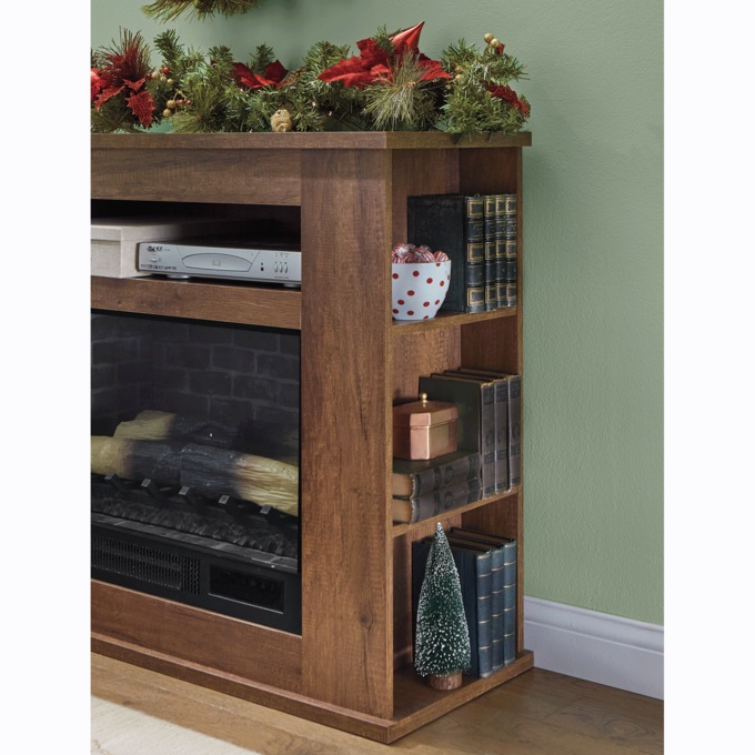 Side-Storage Fireplace, , large