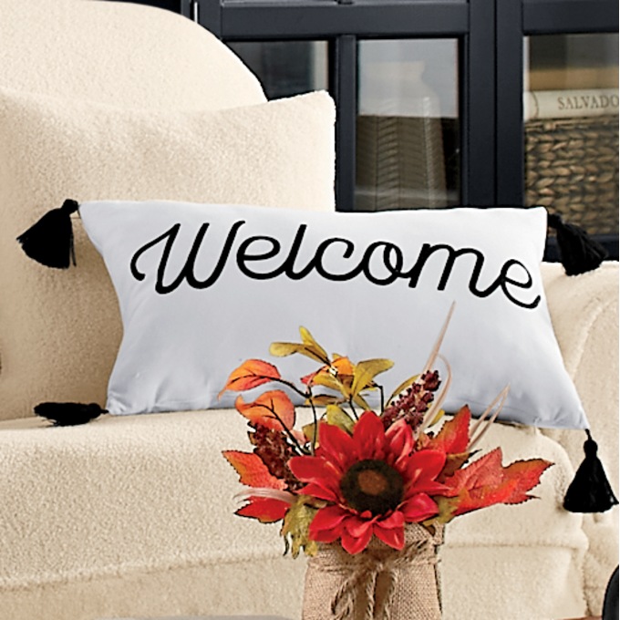 Welcome Pillow, , large