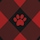 Red and Black Paw