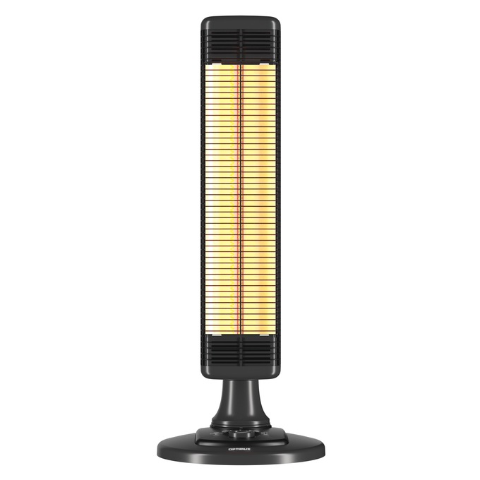 Optimus Indoor/Outdoor Infrared Tower Heater, Black, large