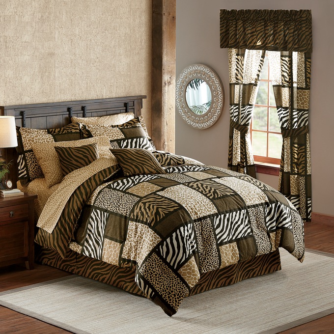 Kalahari 10-Piece Bed Set and Window Treatments, , large