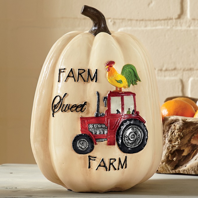 Farm Sweet Farm Pumpkin, , large