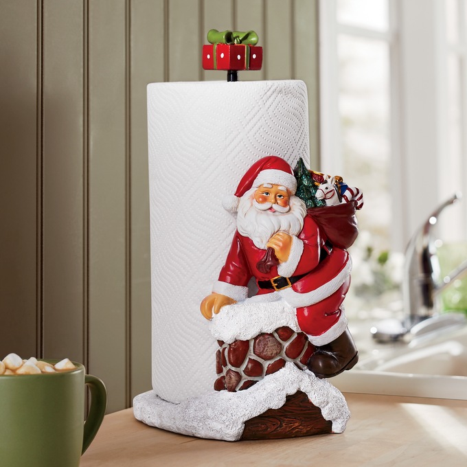 Holiday Paper Towel Holder, , large