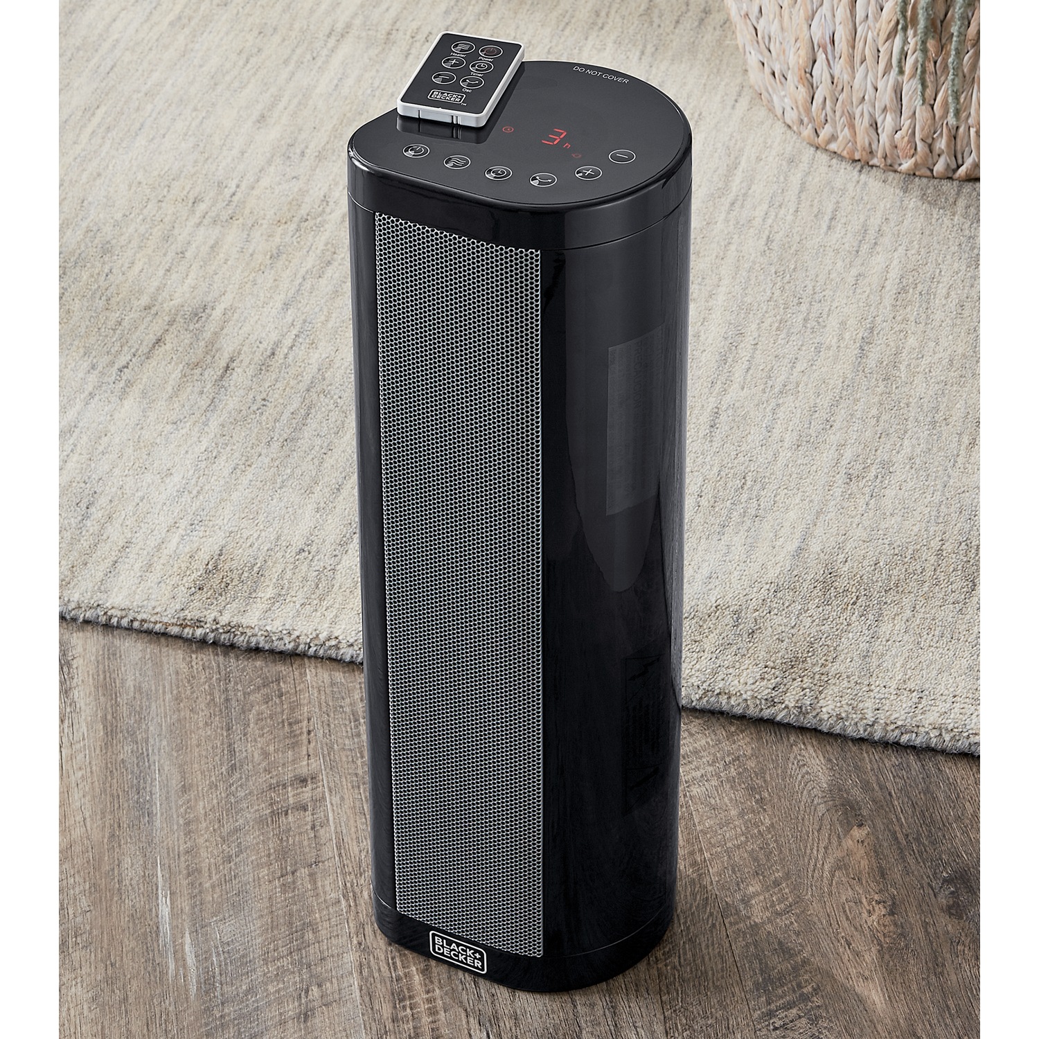 BLACK+DECKER Ceramic Tower Heater with Remote Ginny